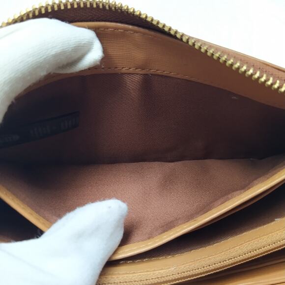 Fossil Brown Leather Zip Around Credit Card Wallet - Picture 11 of 16